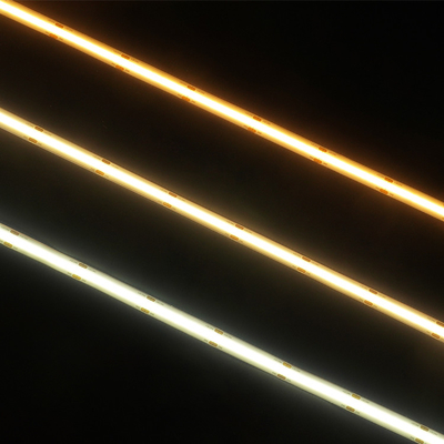 336led/M COB Led Strip Light 3000K อุณหภูมิสี DC12/24V IP20 เรต CRI สูง