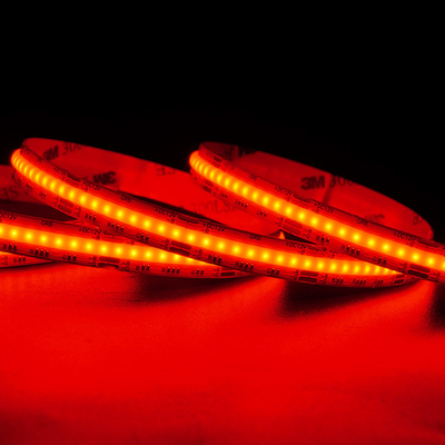 COB LED Strip 12V 810LEDs / m ความหนาแน่นสูง Soft Flexible COB RGB เทป LED Light