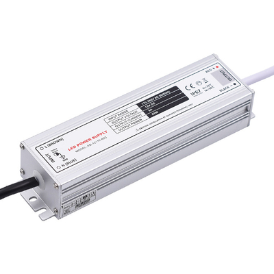 Ultra Thin LED Driver หม้อแปลงจ่ายไฟกันน้ำกลางแจ้ง 60 วัตต์ 12V 24V 5 Amp