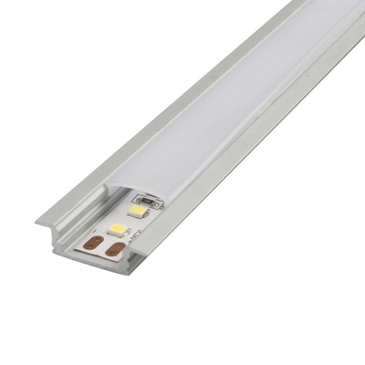 โปรไฟล์ LED Strip แบบฝังอลูมิเนียม Extrusion Channel SMD 2835 5630