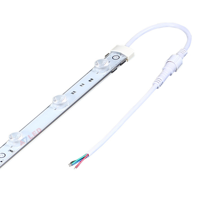 3030 RGB Edge Lit LED Bar Strip การเปลี่ยนสีสำหรับระบบกล่องไฟ SEG DC12V 24V
