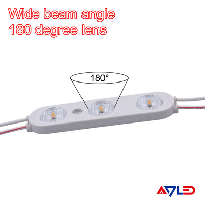 ไฟ LED โมดูล 3 LED สีขาว SMD 2835 3W 12V กันน้ำสำหรับสัญญาณ