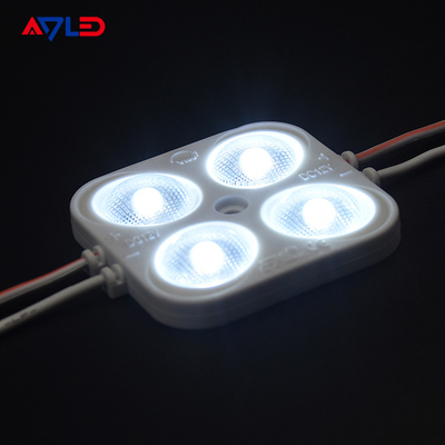 12v 4w นำโมดูลการฉีดโฆษณากลางแจ้ง smd 2835 สแควร์ 4 นำโมดูลที่มีคุณภาพสูง