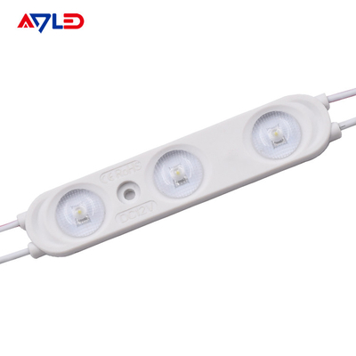 ไฟ LED โมดูลกันน้ำ 2835 12V 3 LEDs สีเดียว LED SMD LED โมดูลฉีด