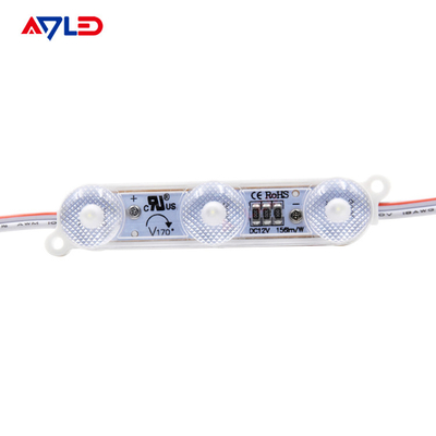 ไฟ LED โมดูล SMD สัญญาณไฟอักษรช่องสัญญาณหรี่แสงได้ IP67 2835 3 หลอด 12V