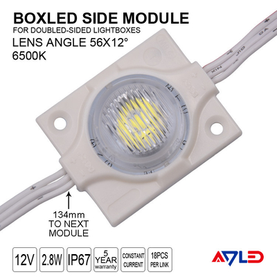 โมดูลไฟ LED หรี่ไฟ SEG พลังงานสูง กรอบผ้า ไลท์บ็อกซ์ไลท์บ็อกซ์ IP67 12V 3535 SMD