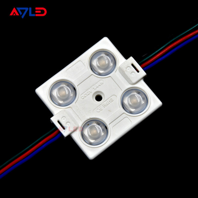 ไฟ LED โมดูล RGB 12V 1.44W 4 SMD 5050 โมดูลกันน้ำ Modulo สำหรับป้ายโฆษณา LED
