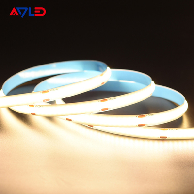 NO SPOT COB ADLED LED STRIP LIGHT ADS-DCOB-480-12-R IP65 กันน้ําจากม้วนไปยังม้วน 5M/ม้วน