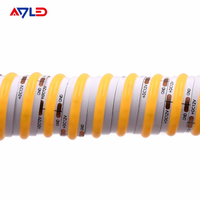 กันน้ำซัง LED Strips ไม่มีจุดเชื่อมต่อตัด 12 24 โวลต์สีขาว Super Bright