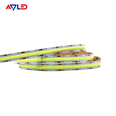การออกแบบความน่าเชื่อถือต่อสิ่งแวดล้อมที่สูงสุด แสง RGB นอก 528 led / m COB Led Strip Light