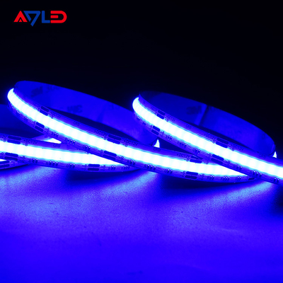 COB สมาร์ทไฟ LED Strip ยืดหยุ่น Dotless RGB 12V กันน้ำกลางแจ้ง Multi Color