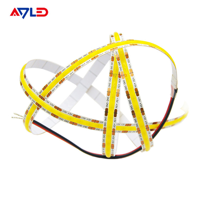 สอบอุ่น/ธรรมชาติ/เย็น สีขาว 320LEDS/M DC5V COB LED Strip สายริบบอนความหนาแน่นสูง