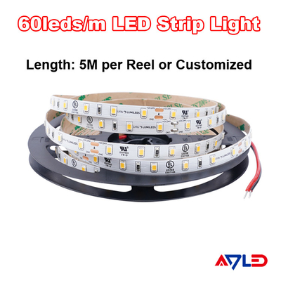 ไฟสตรีป LED CRI สูง Lumileds SMD 2835 ไฟสตรีป LED 60 LED อายุยาวนาน