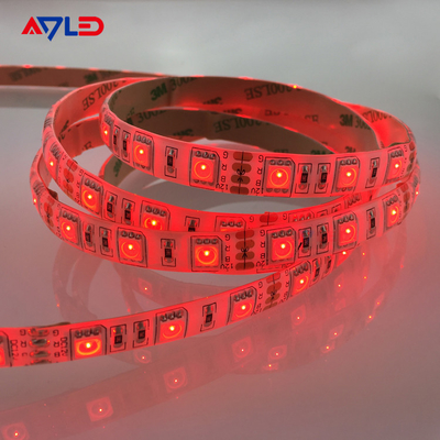 RGB 5050 สีแดง LED Strip Light, 60/m, กว้าง 10mm, โดย 5m Reel ขายปลีก