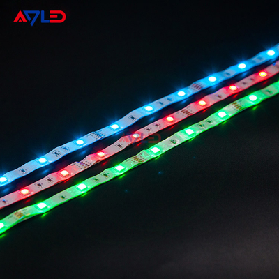 30leds / M SMD 5050 RGB LED Strip ไฮลูเมน RGB แสง LED Strip แบบยืดหยุ่นสําหรับภายใน