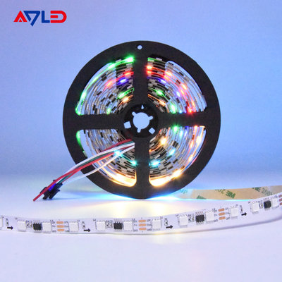 RGB 5050 พิกเซล LED Strip Tape Light Programmable Multicolor