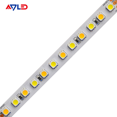 ไฟ LED Strip สีขาวปรับได้หรี่แสงได้ CCT ปรับอุณหภูมิสีได้ 2700K ถึง 6500K 5050