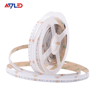 ไฟ LED Strip สีภายนอก DC12V 24V Dotless RGB LED Strip Super Bright