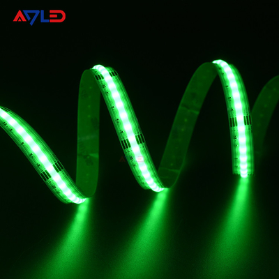 แถบ LED แบบปิดภาคเรียน COB แบบไม่มีรอยต่อเปลี่ยนสี RGB CCT ด้วยรีโมทคอนโทรล Wifi