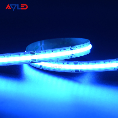 ไฟ LED Strip แบบกันน้ำในรายการ UL แบบยืดหยุ่น DC24V Dotless RGB CCT COB LED Strip
