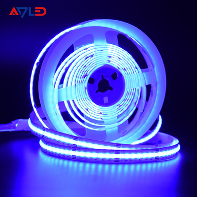 COB 840 LED RGB CCT Led Strip 16W/M สูงสดใส ไม่มีจุด เทปสี FOB LED สําหรับตกแต่งห้องภายใน