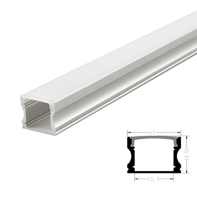 ผิวที่ติดตั้งเส้น ALU LED Profile Light กับ Diffuser สําหรับ LED Strip