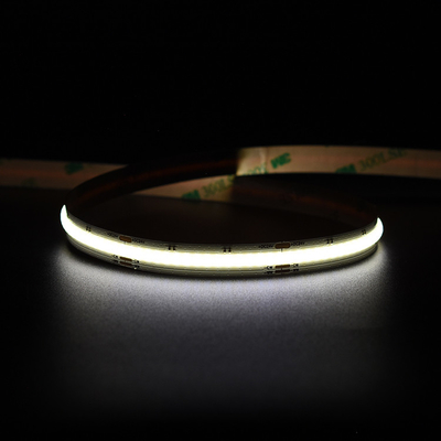 8W/M FCOB CCT 640 LED แผ่นแสง ความหนาแน่นสูง โฟกสติก FOB COB 10mm PCB Board With Linear Dimmable