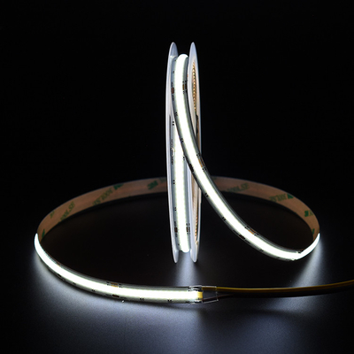 ความหนาแน่นสูง CCT สาย LED แบบยืดหยุ่น สาย LED COB ที่ปรับความหนา 5m 24v 640 LED / M
