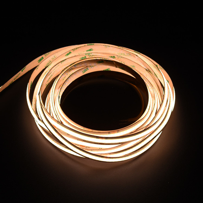 ความหนาแน่นสูง CCT สาย LED แบบยืดหยุ่น สาย LED COB ที่ปรับความหนา 5m 24v 640 LED / M