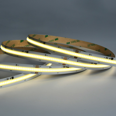 14W/M LED สีขาวบริสุทธิ์ ดิจิตอล COB แสงสตรีป 420 LED IP20 24V 5 เมตรต่อม้วน