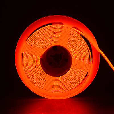 12V 24V ไฟ LED แบบยืดหยุ่น RGB ขาว 896LEDs/M CRI 90+ COB LED เทปสเต็ป ไฟ