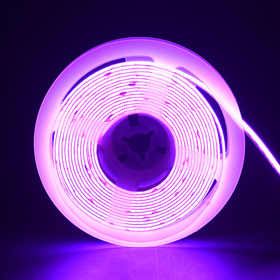 12V 24V ไฟ LED แบบยืดหยุ่น RGB ขาว 896LEDs/M CRI 90+ COB LED เทปสเต็ป ไฟ