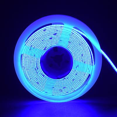 12V 24V ไฟ LED แบบยืดหยุ่น RGB ขาว 896LEDs/M CRI 90+ COB LED เทปสเต็ป ไฟ