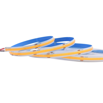 320 LEDs COB Strip Light สีขาวอบอุ่น 6500K อุณหภูมิสี CE RoHS รับรอง 3- 12V/24V