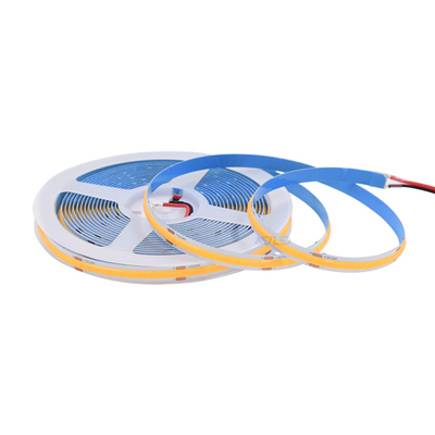 320 LEDs COB Strip Light สีขาวอบอุ่น 6500K อุณหภูมิสี CE RoHS รับรอง 3- 12V/24V