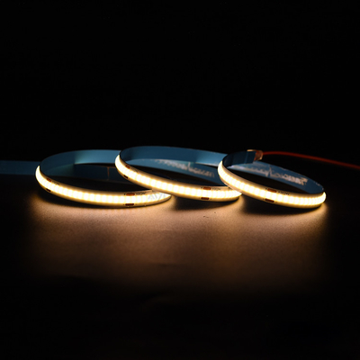 ไฟสตรีป LED COB ไม่มีจุด - 12V / 24V, 320 LED / เมตร CE &amp; RoHS รับรองความหนาแน่นสูง