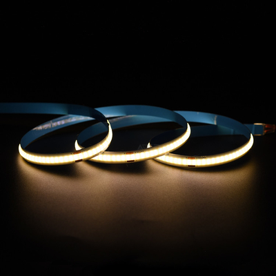 320 LEDs COB LED Strip Lights 3000K 4000K 6500K พร้อมเทปยืดหยุ่น Reel To Reel CE และ RoHS รับรอง 24V หรือ 12V