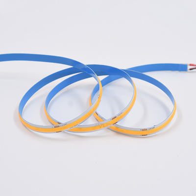 320 LEDs COB LED Strip Lights 3000K 4000K 6500K พร้อมเทปยืดหยุ่น Reel To Reel CE และ RoHS รับรอง 24V หรือ 12V