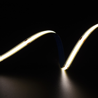 แสงสตรีป LED COB ที่ยืดหยุ่น มี 320 LED ใน 3000K 4000K หรือ 6500K CE และ RoHS ที่ได้รับการรับรอง 24V หรือ 12V