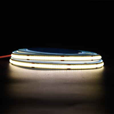 แสงสตริป LED COB แบบยืดหยุ่น - 24 วอล, 320 LEDs, ความร้อนสี 3000K, ความกว้าง 8 มิลลิเมตร, การรับประกัน 3 ปี - Adled LED