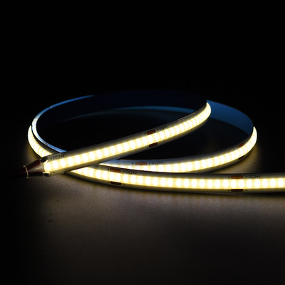แสงสตริป LED COB แบบยืดหยุ่น - 24 วอล, 320 LEDs, ความร้อนสี 3000K, ความกว้าง 8 มิลลิเมตร, การรับประกัน 3 ปี - Adled LED