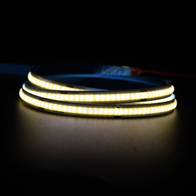 แสงสตริป LED COB แบบยืดหยุ่น - 24 วอล, 320 LEDs, ความร้อนสี 3000K, ความกว้าง 8 มิลลิเมตร, การรับประกัน 3 ปี - Adled LED