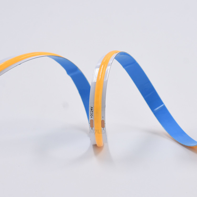 ความหนาแน่นสูงไร้จุด 480Leds โฟกซ์เบิ้ล COB Strip Light COB LED Strip 5 เมตร/รีล 8MM 12V/24V