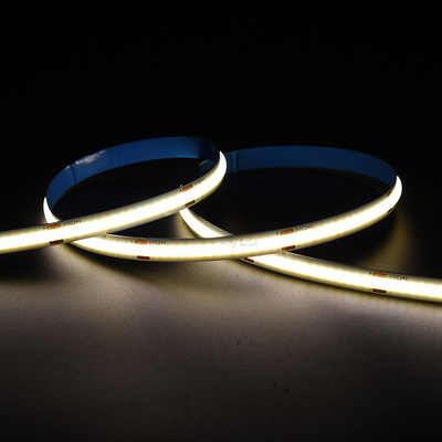ความหนาแน่นสูงไร้จุด 480Leds โฟกซ์เบิ้ล COB Strip Light COB LED Strip 5 เมตร/รีล 8MM 12V/24V