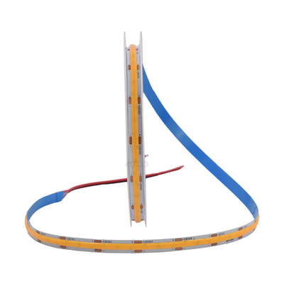 NO SPOT COB ADLED LED STRIP LIGHT ADS-DCOB-480-12-R IP65 กันน้ําจากม้วนไปยังม้วน 5M/ม้วน