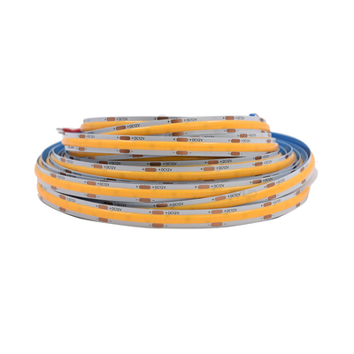 สายไฟ LED 480 LEDs Ce Ul Rohs เทปยืดหยุ่น 3000k 4000k 6500k 24v 12V Cob LED ไฟสําหรับตกแต่งภายใน