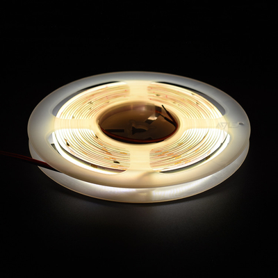 504LEDs / M COB LED Strip DC12V/24V 6500K IP20 10mm PCB ความกว้าง สีฟ้า