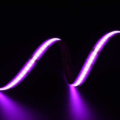ความหนาแน่นสูง COB LED Strip Light 630LEDs/M RGB DC12V IP20 เรตติ้งกับ UL