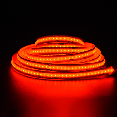 5 เมตร สีเต็ม ความหนาแน่นสูง LED DC12V 630LEDs / M RGB COB LED Strip Light IP20 เรต