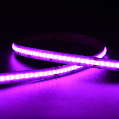 RGB COB LED Strip 24V 630LEDs/M ความหนาแน่นสูง Soft Flexible COB RGB เทป LED ไฟ